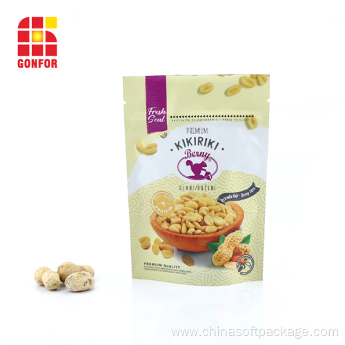 Peanuts Packaging Bags Zipper Bag With Window